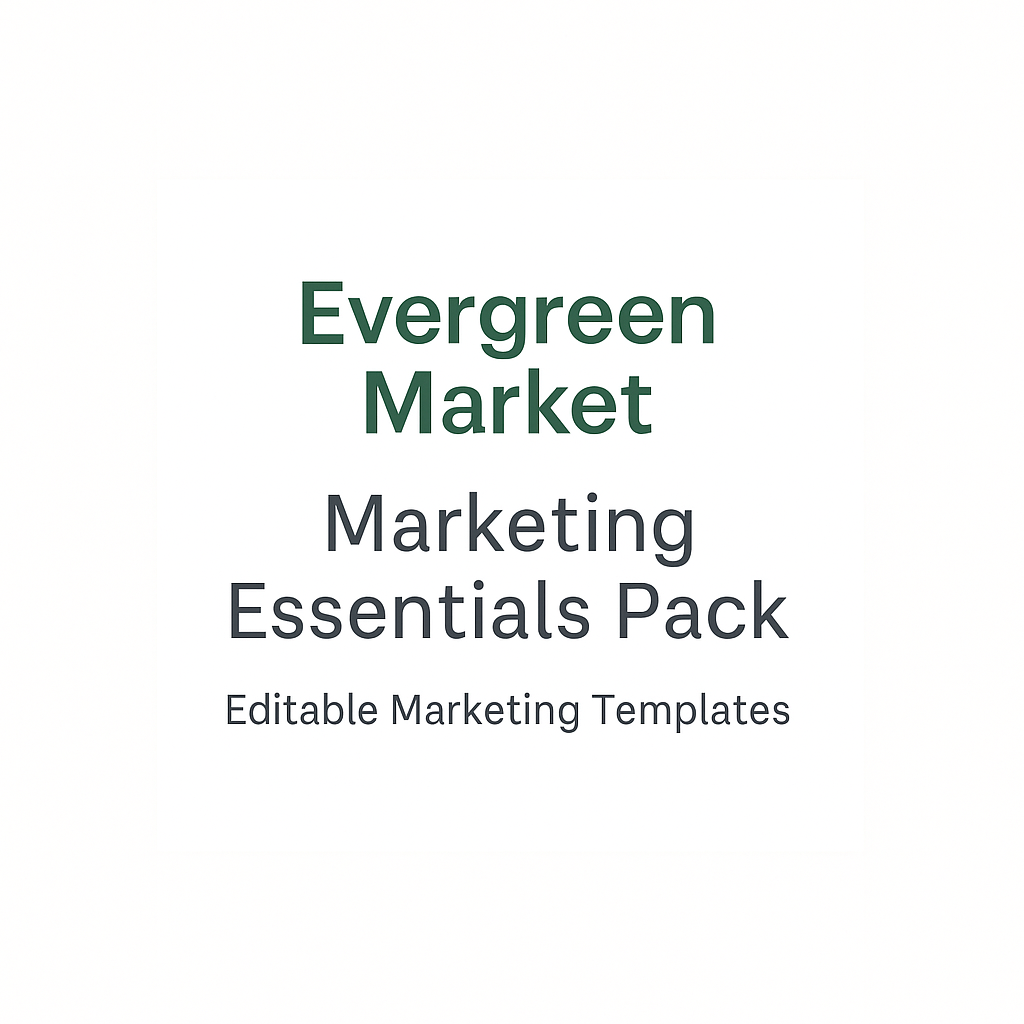Marketing Essentials Pack — Editable Marketing Templates