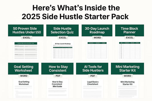 Side Hustle Tool Kit (Editable Templates)