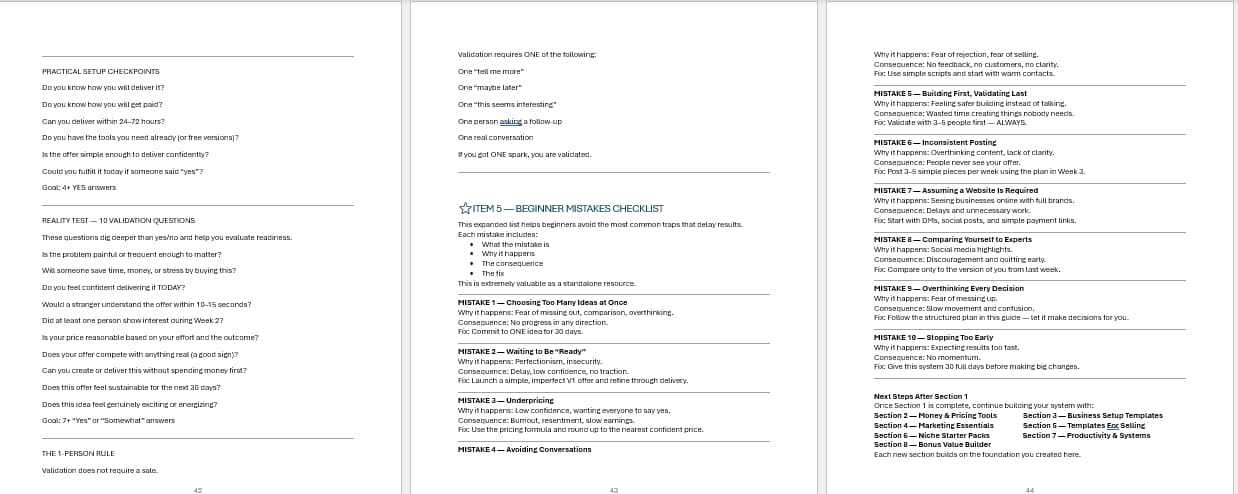 Side Hustle Launch Blueprint