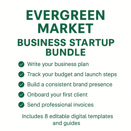 Business Startup Bundle | Editable Templates Kit for New Entrepreneurs