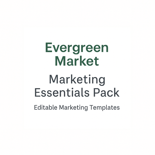 Marketing Essentials Pack — Editable Marketing Templates